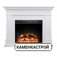 Каминокомплект California - Белый с очагом Jupiter FX New