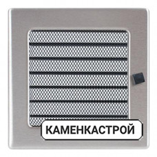 Вентиляционная решетка для камина 170х170мм сталь с жалюзи