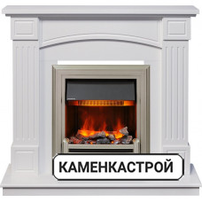 Каминокомплект Boston - Белый (Высота 925см) с очагом Chesford
