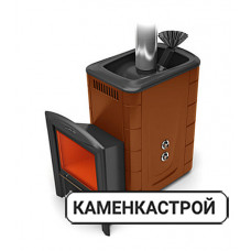 Дровяная печь ТMF Гейзер 2014 Витра Inox ЗК ТО Терракот