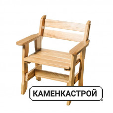 Кресло Kamenka Богатырь дуб лакированный