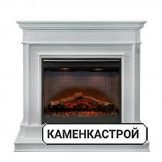 Каминокомплект Newport - Белый с очагом Symphony 26&#039;&#039; DF2608-INT