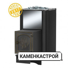 Дровяная печь Везувий Сенсация 22 Антрацит (Дверца ДТ-4)