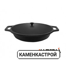 Сковорода чугунная Везувий 6л диам. 380мм