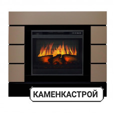 Каминокомплект Lindos - Beige Grey с очагом Vision 23 EF LED 3D FX