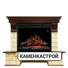 Каминокомплект Pierre Luxe - Темный дуб / Шампань (Высота 1004мм) с очагом Symphony 26&#039;&#039; DF2624-L