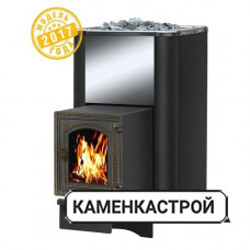 Дровяная печь Везувий Сенсация 22 Антрацит (Дверца ДТ-4С)