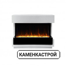 Каминокомплект Cube 36 - Белый с черным с очагом Astra 36 RF