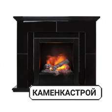 Каминокомплект Suite Black - Черный лак с очагом Engine 56-400
