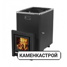 Дровяная печь Вулкан Эльбрус 26 Тоннель стекло с т/о