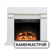 Каминокомплект Lindos - Алебастр с очагом Jupiter FX New