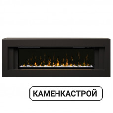 Каминокомплект Line - Черный с очагом Ignite XLF50