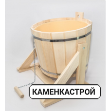 Обливное ведро 10 л с пласт. вкл