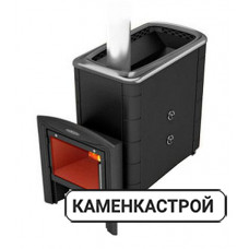 Дровяная печь ТMF Тунгуска 2013 XXL Витра Inox Антрацит с теплообменником