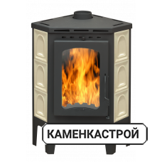 Бавария Угловая изразцовая Арка пшеничная матовая с металлической крышкой PKI 035