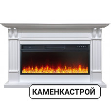 Каминокомплект Cardiff - Белый с очагом Vision 42 LED