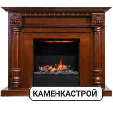 Каминокомплект Edinburg - Орех с очагом Albany