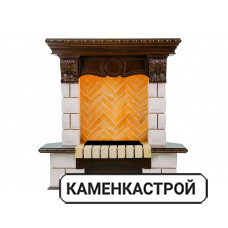 Портал Pierre Luxe угловой - Темный дуб / Шампань (Высота 975мм)