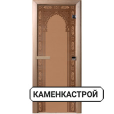 Дверь Восточная Арка Бронза матовая
