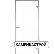 Дверь Harvia ALU 8х19 серая коробка Прозрачная