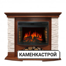 Каминокомплект Village - Орех с очагом Dioramic 25 LED FX