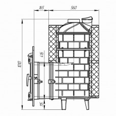 Печь банная Атмосфера Про сетка нержавейка