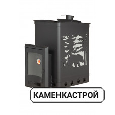 Печь банная ЭкоКамин Медведь 30 Медведь в лесу Гранд закрытая каменка