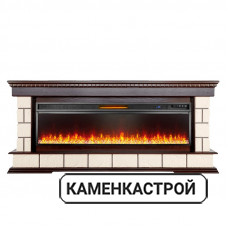 Каминокомплект Shateau 60 - Темный дуб с очагом Vision 60 LED