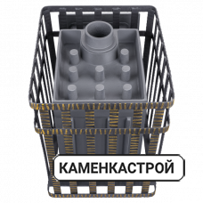 Дровяная печь Гефест Гроза 18 М в сетке