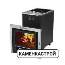 Дровяная печь Вулкан Эльбрус 26 Бак Панорама