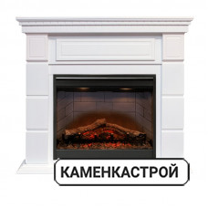 Каминокомплект Portland - Белый с очагом Symphony 26&#039;&#039; DF2608-INT