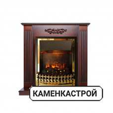 Каминокомплект Lumsden - Махагон коричневый антик с очагом Atherton