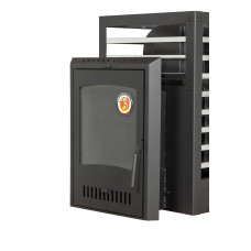 Печь банная ЭкоКамин Медведь 30 Хай-Тек Гранд открытая каменка