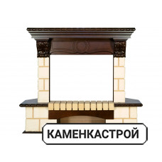 Портал Pierre Luxe угловой - Шампань / Темный дуб