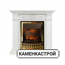 Каминокомплект Verona - Белый дуб с очагом Atherton
