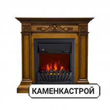 Каминокомплект Verona - Дуб антик с очагом Aspen Black