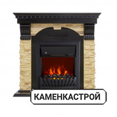 Каминокомплект Dublin - Венге / Сланец с очагом Aspen Black