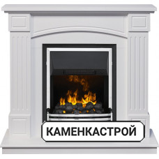 Каминокомплект Boston - Белый (Высота 925см) с очагом Flagstaff