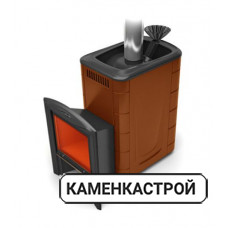 Дровяная печь ТMF Гейзер 2014 Витра Inox ЗК Терракот