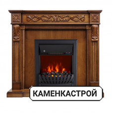 Каминокомплект Neapol - Дуб антик с очагом Aspen Black