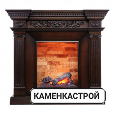Каминокомплект Amalfi - Махагон коричневый антик с очагом Cassette 400 NH