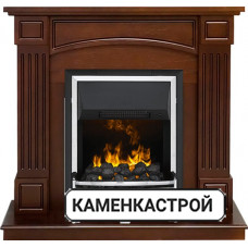 Каминокомплект Boston - Темный дуб (Высота 925см) с очагом Flagstaff
