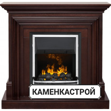 Каминокомплект Bradford - Темный дуб с очагом Atherton