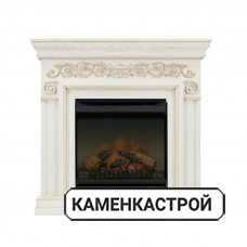 Каминокомплект Athena - Слоновая кость с патиной с очагом Gannon DF2010-EU