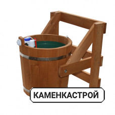 Обливное устройство Водолей 3 15л липа мореная с пласт. вставкой