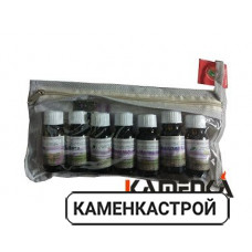 Набор масел в косметичке (лимон,мята,пихта,можж,мелисса,эвк,бергамот) 10мл