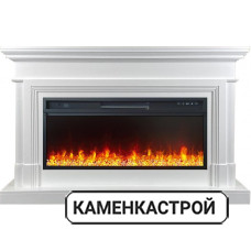 Каминокомплект Coventry - Белый (Ширина 1400 мм) с очагом Vision 42 LED