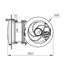 Печь банная Атмосфера в ламелях Окаменевшее дерево перенесенный рисунок