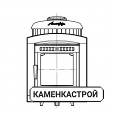 Печь банная Атмосфера в ламелях из натурального камня змеевик наборный Печь банная Атмосфера в ламелях из натурального камня змеевик наборный