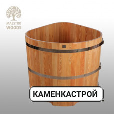 Купель из лиственницы угловая 1,03х1,03 Н=1,0м